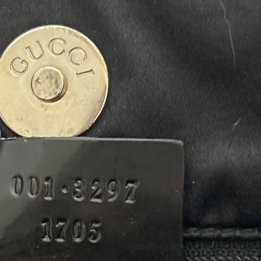 VINTAGE GUCCI MONOGRAM JACKIE BAG - Picture 10 of 11